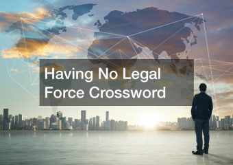 Having No Legal Force Crossword